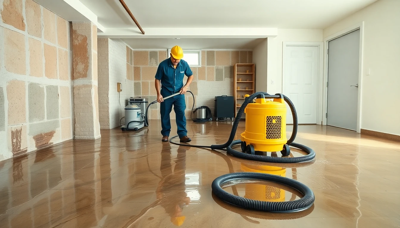Basement Flood Cleanup